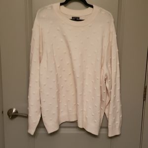 NWOT Who What Wear Cream Sweater